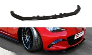 Front Splitter V.1 Mazda Mx-5 Iv / ABS Svart Struktur