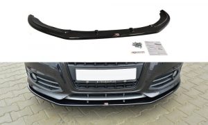 Front Splitter V.2 Audi S3 8P (Facelift Model) 2009-2013 / ABS Svart Struktur