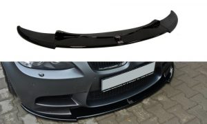 Front Splitter BMW M3 E92 / E93 (Preface Model Passar M Performance Splitters) / ABS Svart Struktur