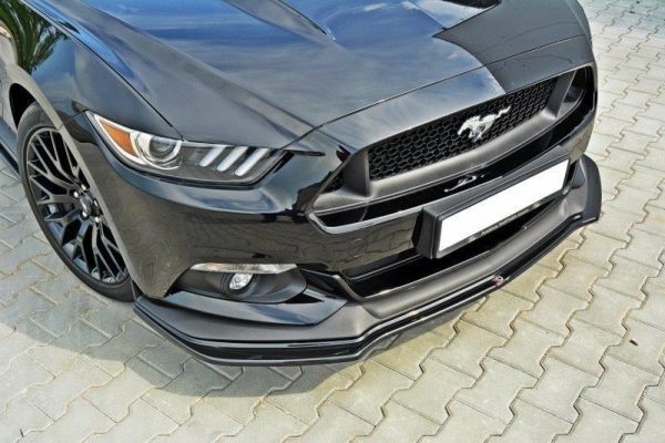 lmr Front Splitter V.1 Ford Mustang Mk6 Gt / Carbon Look
