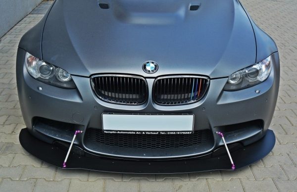 lmr Front Racing Splitter BMW M3 E92 / E93 (Preface Model) / Blanksvart