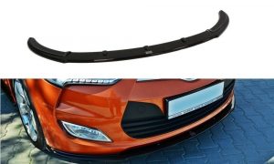 Front Splitter Hyundai Veloster / ABS Svart Struktur