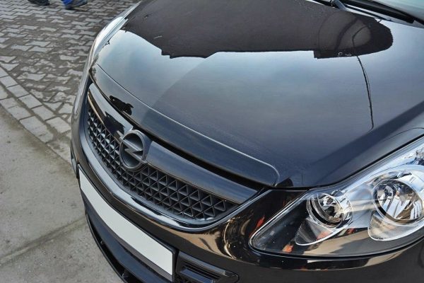 lmr Huv Add-On Opel Corsa D Opc / Vxr / ABS Svart Struktur
