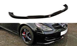 Front Splitter Mercedes Slk R171 Standard Bumper / Gloss Black