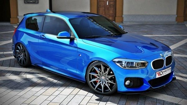 lmr Side Skirts Diffusers BMW 1 F20/F21 M-Power (Facelift) / Gloss Black