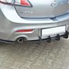Mazda 3 Mk2 Sport (Preface) Rear Diffuser & Rear Side Splitters - Image 4