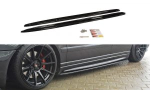 Side Skirts Diffusers Audi S4 B5 / ABS Black / Molet