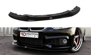 Front Splitter V.2 BMW 4 F32 M-Pack (Gts-Look) / ABS Svart Struktur