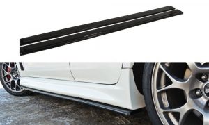 Side Skirts Diffusers Mitsubishi Lancer Evo X / ABS Black / Molet