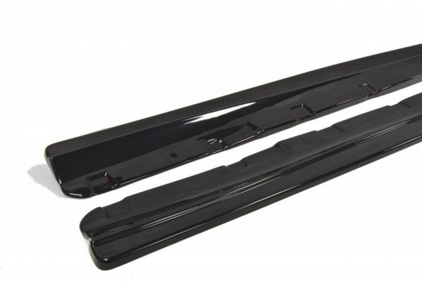 lmr Side Skirts Diffusers Mercedes C-Class W204 (Facelift) / Gloss Black