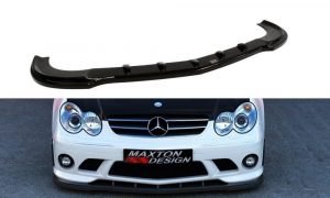Front Splitter Mercedes Clk W209 (For Me-Clk-209-Amg204-F1 Bumper) / ABS Black / Molet