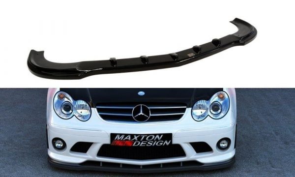 lmr Front Splitter Mercedes Clk W209 (For Me-Clk-209-Amg204-F1 Bumper) / Gloss Black