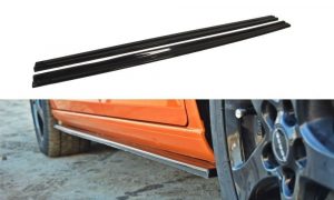 Side Skirts Diffusers Seat Leon Mk2 Cupra / Fr (Facelift) / ABS Black / Molet