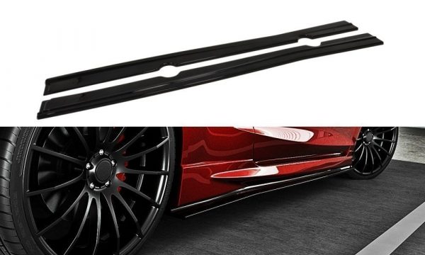 lmr Side Skirts Diffusers Ford Fiesta Mk7 Preface St / ABS Black / Molet