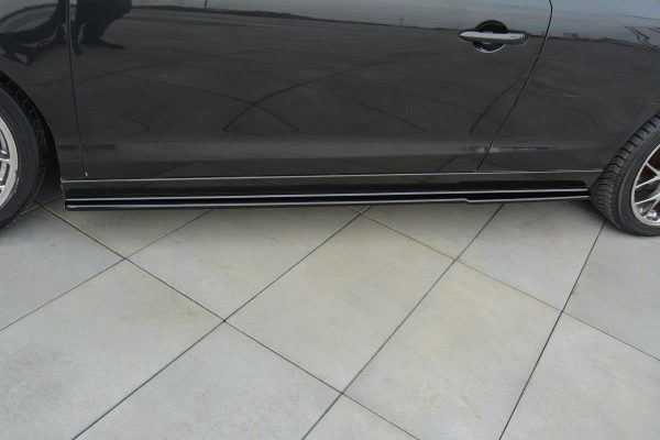 lmr Side Skirts Diffusers Renault Laguna Mk 3 Coupe / ABS Black / Molet