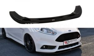 Front Splitter V.2 Fiesta Mk7 St Facelift 2013-16 / ABS Svart Struktur