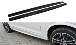 Side Skirts Diffusers BMW X4 M-Pack / ABS Black / Molet