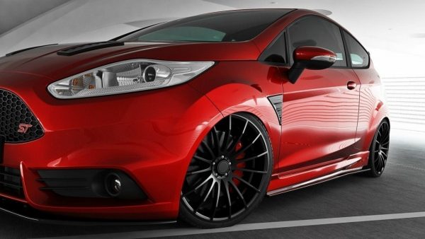 lmr Side Skirts Diffusers Ford Fiesta Mk7 Preface St / Carbon Look