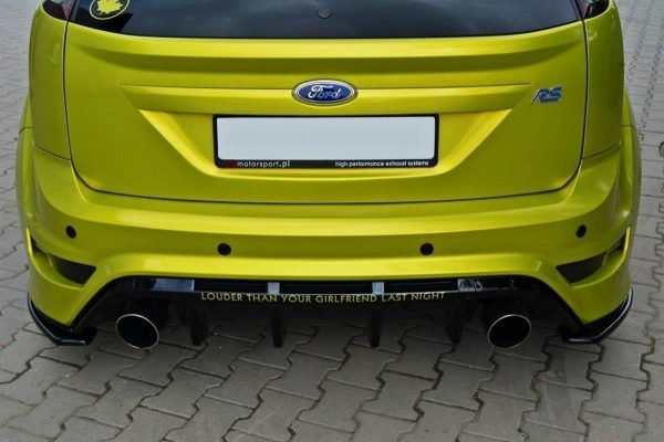 lmr Bakre Sidosplitters Ford Focus Mk2 Rs / ABS Svart Struktur