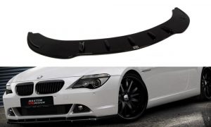 Front Splitter BMW 6 E63 / E64 (Preface Model) V.1 / ABS Svart Struktur