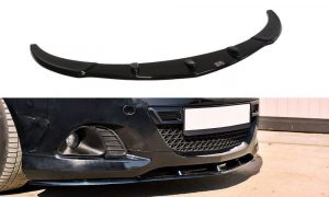 Front Splitter Opel Corsa D (For Opc / Vxr) / ABS Black / Molet