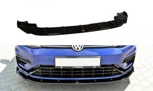 Front Splitter V.1 Vw Golf Vii R (Facelift) / Carbon Look
