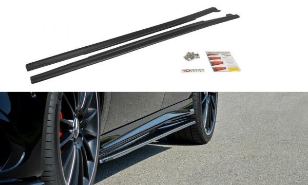 lmr Side Skirts Diffusers Mercedes A W176/ Cla 117 Amg/ Cla 117 Amg Line Facelift / Gloss