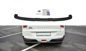 Central Rear Splitter Ssangyong Tivoli / ABS Black / Molet