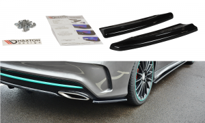 Bakre Sidosplitters Mercedes-Benz Cla C117 Amg-Line Facelift / ABS Svart Struktur