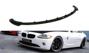 Front Splitter V.1 BMW Z4 E85 / E86 (Preface Model) / ABS Svart Struktur