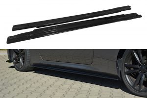 Side Skirts Diffusers Hyundai Genesis Coupé Mk.1 / Carbon Look