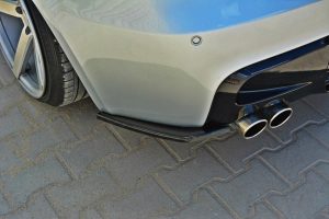 Rear Side Splitters BMW 1 E87 Standard/M-Performance / ABS Black / Molet