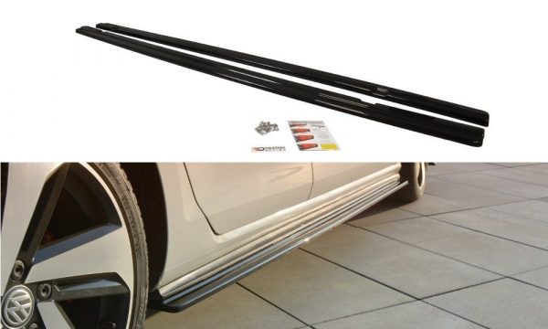 lmr Side Skirts Diffusers Vw Golf Vii Gti Facelift / Carbon Look
