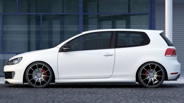 lmr Side Skirts Diffusers Vw Golf Vi Gti 35Th / R20 / Carbon Look