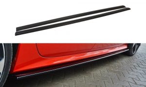 Sidokjolar Diffusers Audi A7 S-Line (Facelift) / ABS Svart Struktur