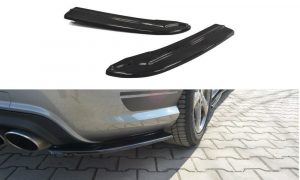 Rear Side Splitters Mercedes C W204 Amg-Line (Facelift) / Carbon Look
