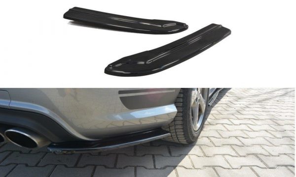 lmr Rear Side Splitters Mercedes C W204 Amg-Line (Facelift) / ABS Black / Molet