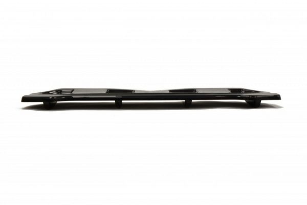 lmr Central Rear Splitter Peugeot 308 Ii Gti (With Vertical Bars) / Gloss Black