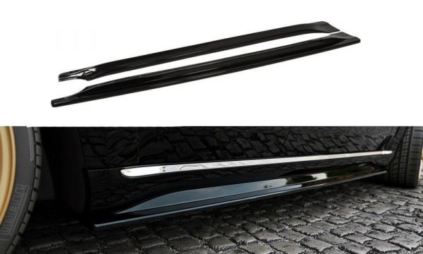 lmr Side Skirts Diffusers Jeep Grand Cherokee Wk2 Summit (Facelift) / Gloss Black