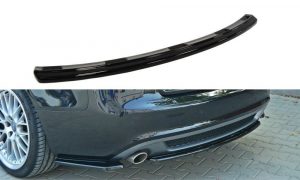 Central Rear Splitter Audi A5 S-Line (Without A Vertical Bar) / ABS Black / Molet