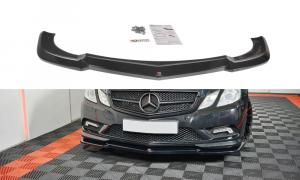 Front Splitter V.1 Mercedes-Benz E-Class W207 Coupe Amg Line / ABS Svart Struktur