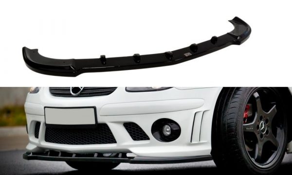 lmr Front Splitter Mercedes Slk R170 For Amg 204 Bumper / Carbon Look