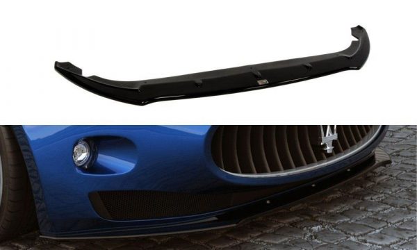 lmr Front Splitter Maserati Granturismo 2007-2011 / ABS Svart Struktur