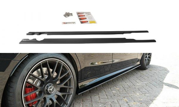 lmr Side Skirts Diffusers Mercedes C-Class S205 63Amg Estate / Gloss Black