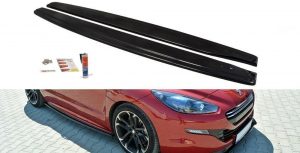 Side Skirts Diffusers Peugeot Rcz / ABS Black / Molet
