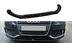 Front Splitter V.2 Audi A4 B8 (Preface) / ABS Black / Molet