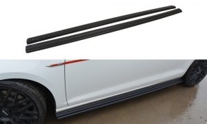 Side Skirts Diffusers Vw Golf Vii Gti Preface/Facelift / Gloss Black