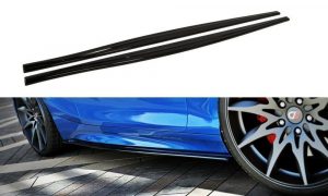 Side Skirts Diffusers BMW 1 F20/F21 M-Power (Facelift) / Gloss Black