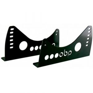 OBP Racing Seat Console / Mounting Hardware Black (Steel)