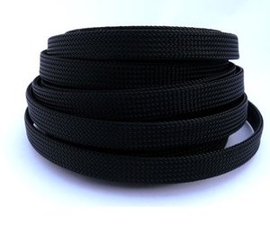 Black Sleeve / Kabelstrumpa 10mm (1 meter)